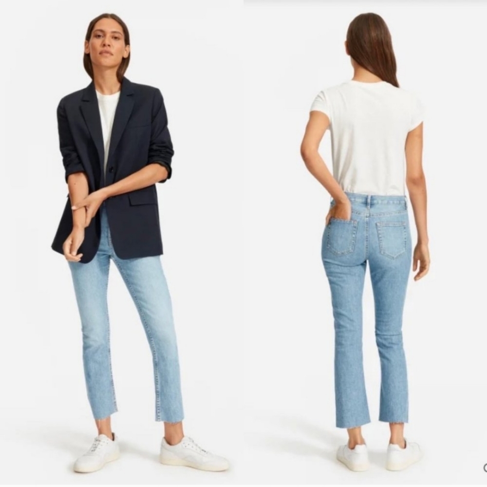 Everlane High Rise Kick Crop Jean / size 25